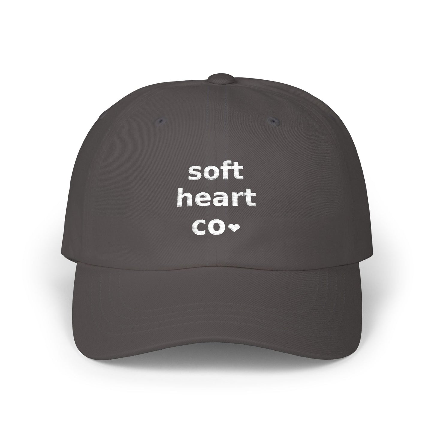SoftHeartCo Dad Hat – Soft is Strong embroidered mental health cap