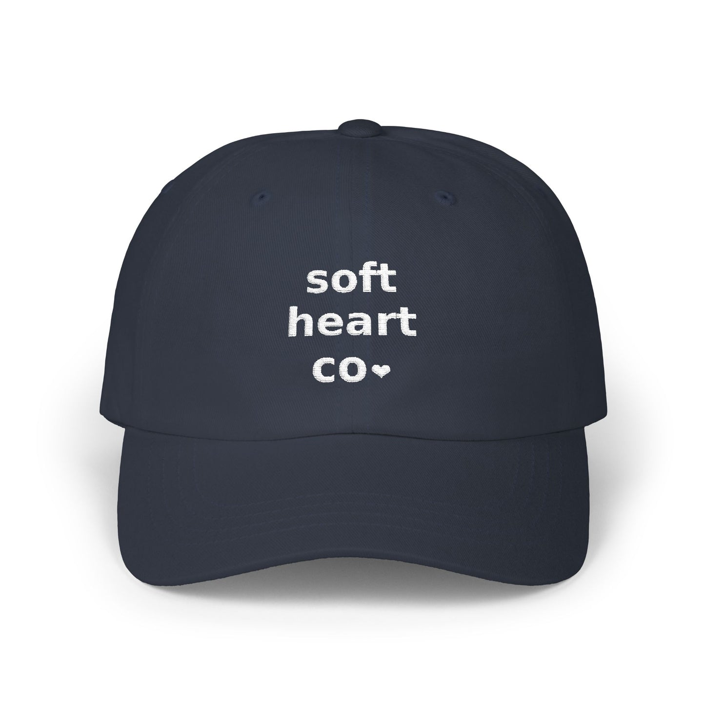 SoftHeartCo Dad Hat – Soft is Strong embroidered mental health cap