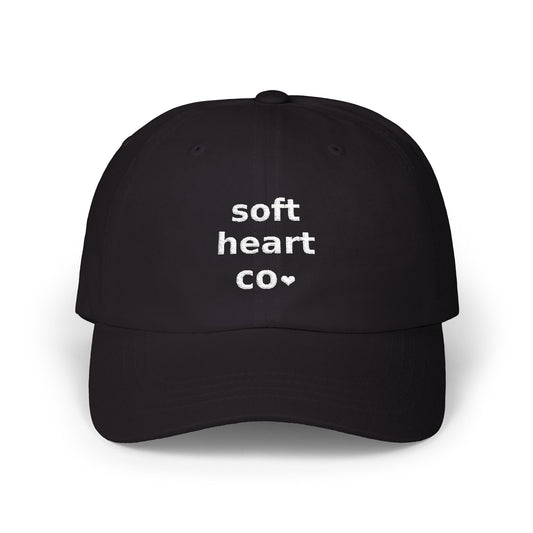 SoftHeartCo Dad Hat – Soft is Strong embroidered mental health cap
