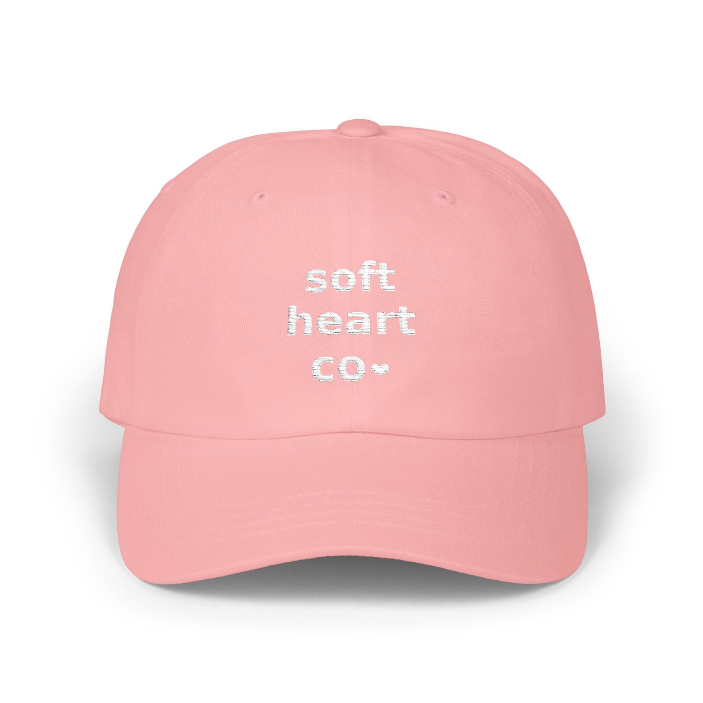 SoftHeartCo Dad Hat – Soft is Strong embroidered mental health cap

